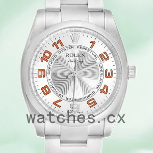 Rolex Air-king 114200SAO 36mm Men's Silver Dial Oyster Bracelet