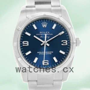Rolex Air-king 114210BLSO 36mm Men's Automatic