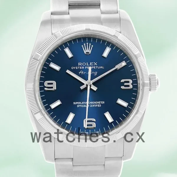 Rolex Air-king 114210BLSO 36mm Men's Automatic