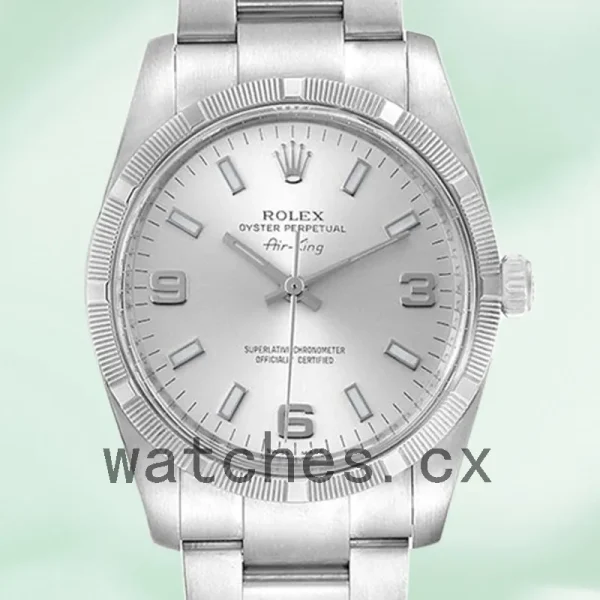 Rolex Air-king Men's 114210SSO 36mm Automatic Silver-tone