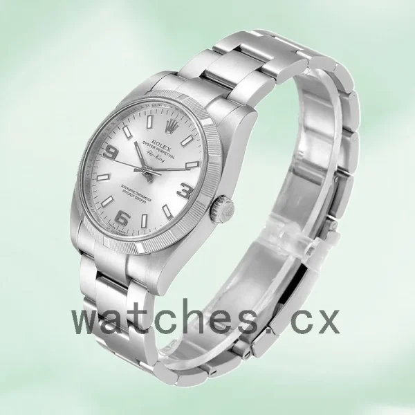 Rolex Air-king Men's 114210SSO 36mm Automatic Silver-tone - Image 3