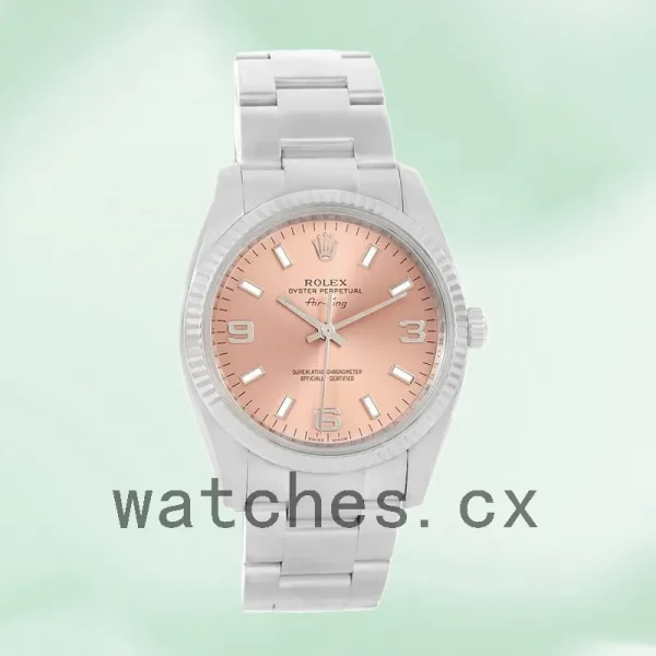 Rolex Air-king 114234PSO 36mm Men's Silver-tone Pink Dial - Image 2