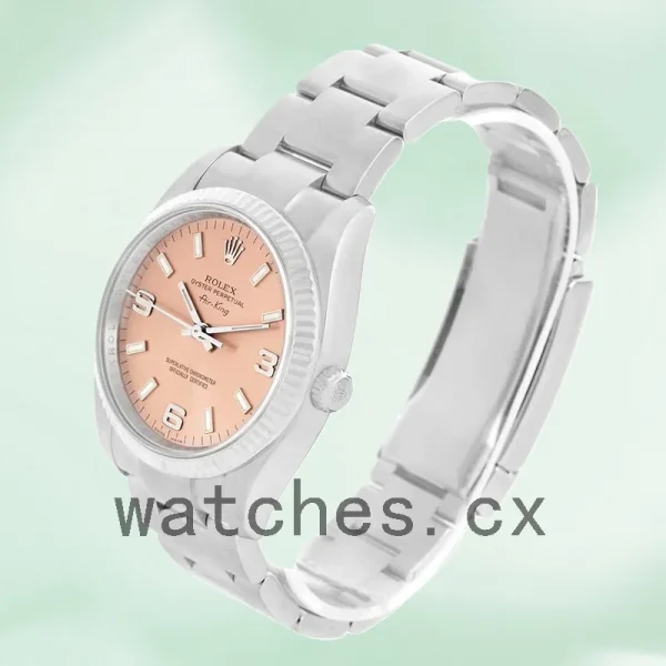 Rolex Air-king 114234PSO 36mm Men's Silver-tone Pink Dial - Image 3