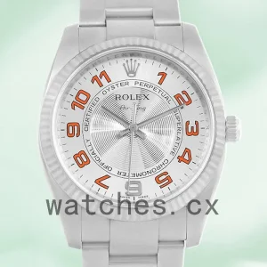 Rolex Air-king 36mm Men's 114234SAO Automatic Silver Dial