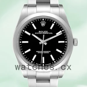 Rolex Oyster Perpetual m114300-0002 Unisex 41mm Automatic Black Dial