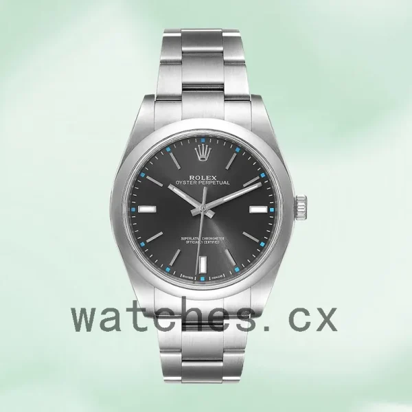 Rolex Oyster Perpetual 41mm m114300-0002 Unisex Gray Dial - Image 2
