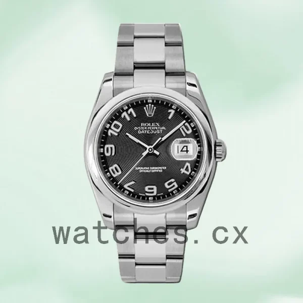 Rolex Datejust 36mm 116200BKCAO Men's Black Concentric Dial Silver-tone - Image 2