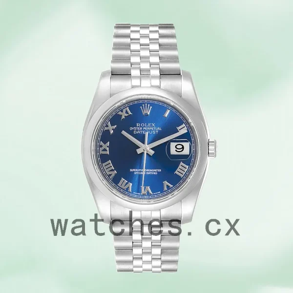 Rolex Datejust 36mm 116200BLRJ Men's Automatic Silver-tone - Image 2