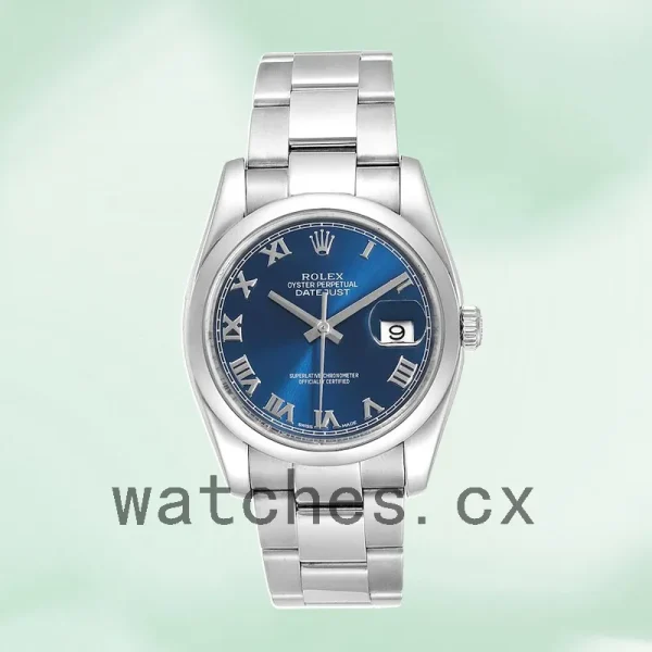 Rolex Datejust 116200BLRO Men's 36mm Automatic Blue Dial - Image 2