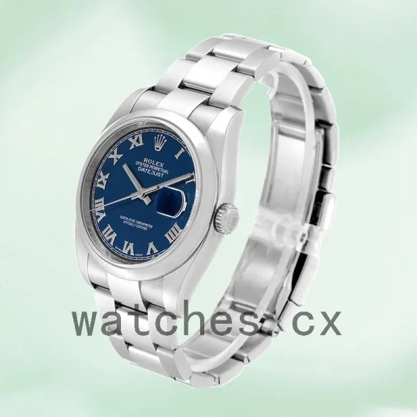 Rolex Datejust 116200BLRO Men's 36mm Automatic Blue Dial - Image 3
