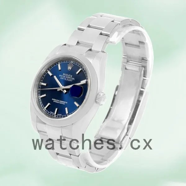 Rolex Datejust 36mm Men's 116200BLSO Oyster Bracelet Silver-tone - Image 3
