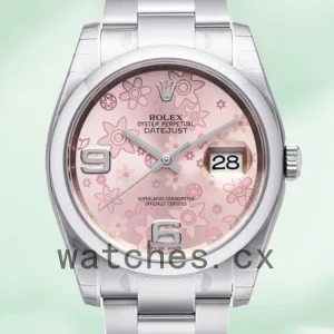 Rolex Datejust Men's 116200PFAO 36mm Oyster Bracelet