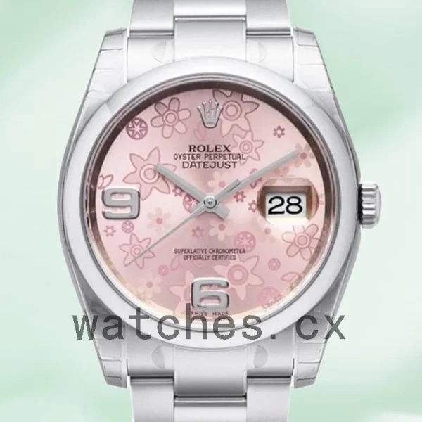 Rolex Datejust Men's 116200PFAO 36mm Oyster Bracelet