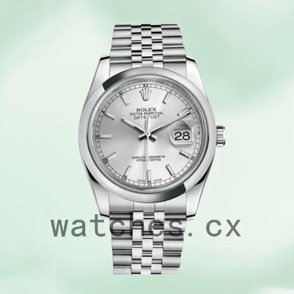 Rolex Datejust 36mm 116200SSJ Men's Silver Dial Silver-tone - Image 2
