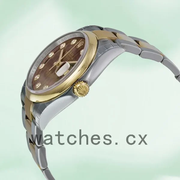 Rolex Datejust 36mm Men's 116203BKMDO Black Mother of Pearl Dial Silver-tone - Image 3