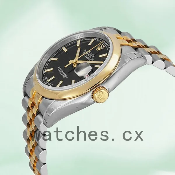 Rolex Datejust Men's 116203BKSJ 36mm Jubilee Bracelet - Image 3