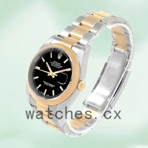 Rolex Datejust Men's 116203BKSO 36mm Black Dial Silver-tone - Image 3