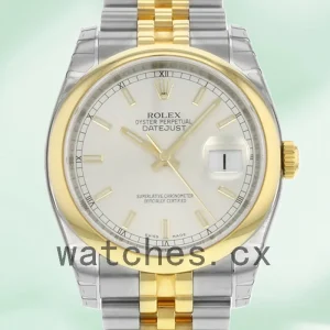 Rolex Datejust Men's 36mm 116203SSJ Silver Dial