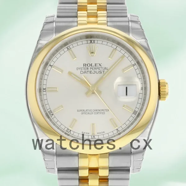 Rolex Datejust Men's 36mm 116203SSJ Silver Dial