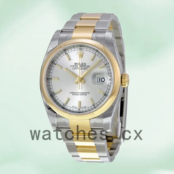 Rolex Datejust Men's 36mm 116203SSO Oyster Bracelet Silver Dial - Image 2