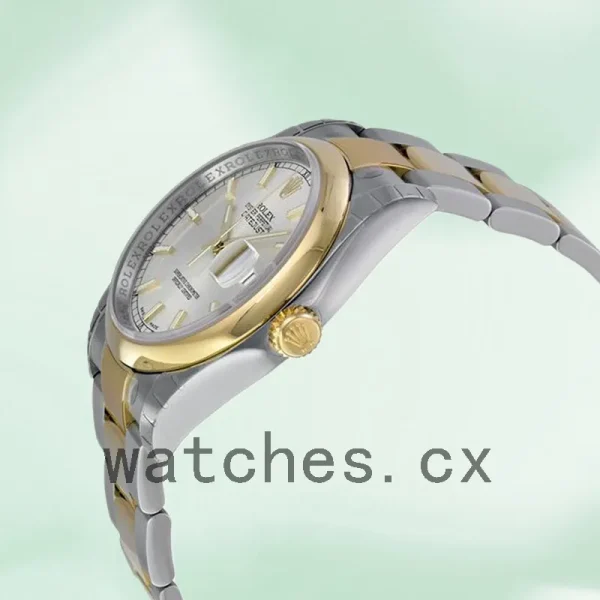 Rolex Datejust Men's 36mm 116203SSO Oyster Bracelet Silver Dial - Image 3