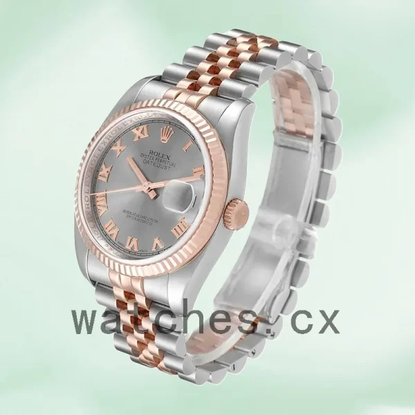 Rolex Datejust 116231-0087 36mm Men's Jubilee Bracelet Grey Dial - Image 3
