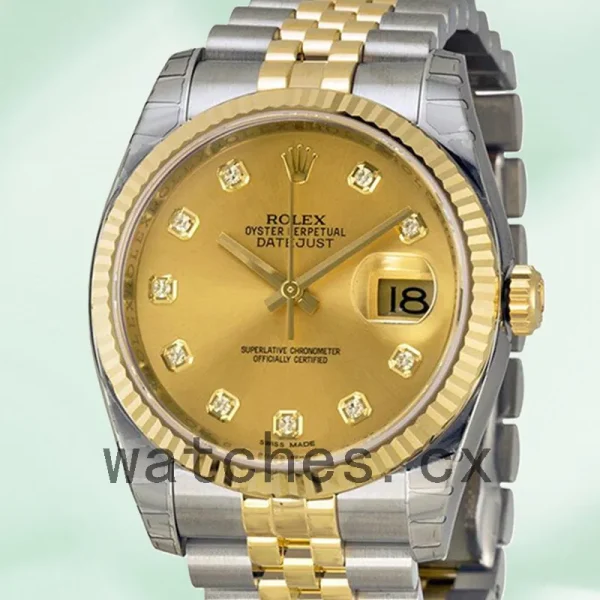 Rolex Datejust 116233-CDJ 36mm Men's Silver-tone Jubilee Bracelet