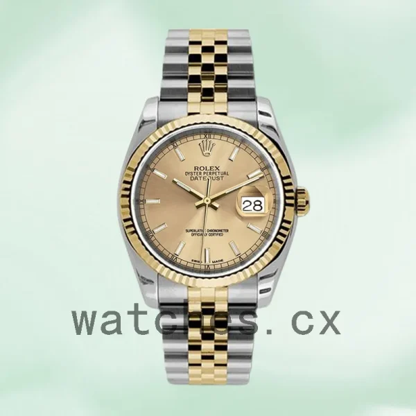Rolex Datejust Men's 116233-CSJ 36mm Silver-tone - Image 2