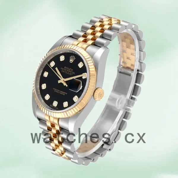 Rolex Datejust 116233BKDJ Men's 36mm Jubilee Bracelet Silver-tone - Image 3
