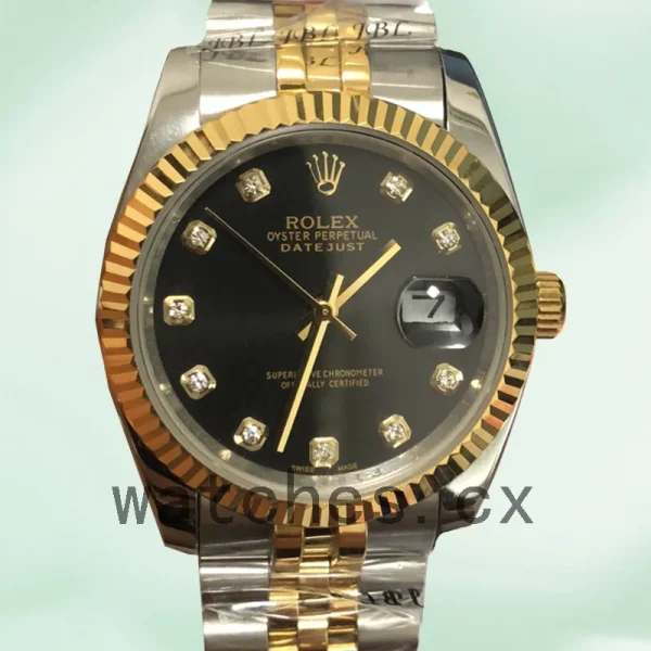 Rolex Datejust 116233BKDJ Men's 36mm Jubilee Bracelet Silver-tone - Image 5