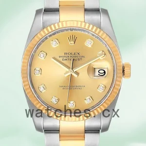 Rolex Datejust 36mm 116233CDO Men's Silver-tone Automatic