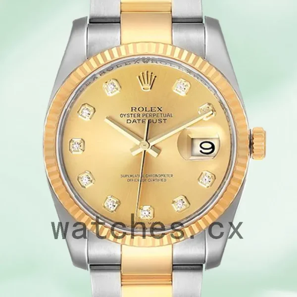Rolex Datejust 36mm 116233CDO Men's Silver-tone Automatic