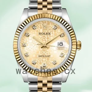 Rolex Datejust Men's 116233CJDJ 36mm Automatic Black Dial
