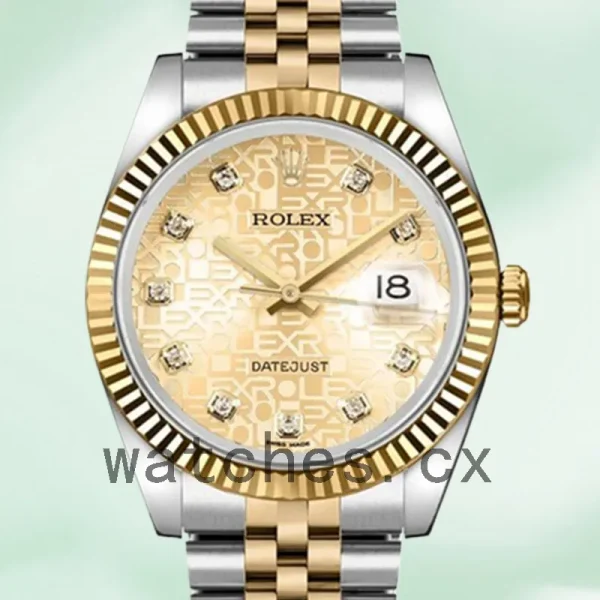 Rolex Datejust Men's 116233CJDJ 36mm Automatic Black Dial