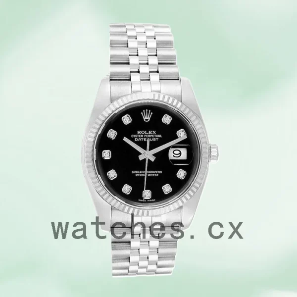 Rolex Datejust 116234BKDJ Men's 36mm Bracelet - Image 2