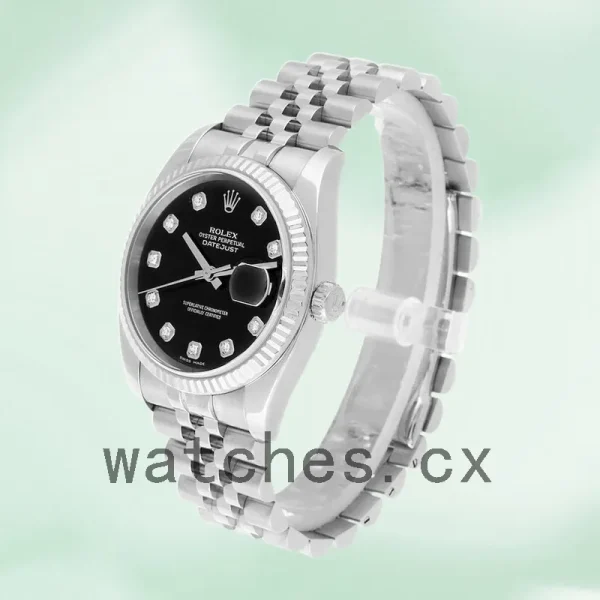 Rolex Datejust 116234BKDJ Men's 36mm Bracelet - Image 3