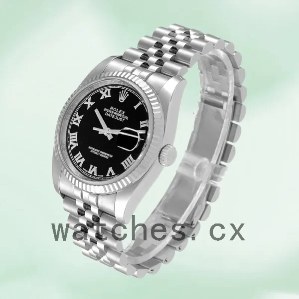Rolex Datejust 116234BKRJ Men's 36mm Silver-tone Automatic - Image 3