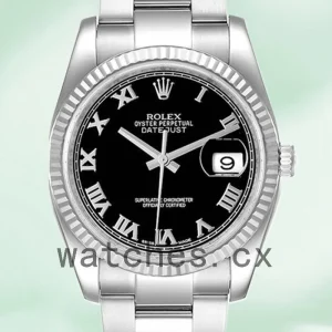 Rolex Datejust 36mm Men's 116234BKRO Oyster Bracelet
