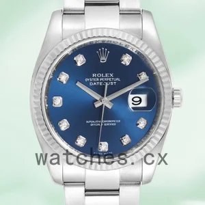 Rolex Datejust 36mm 116234BLDO Men's Blue Dial