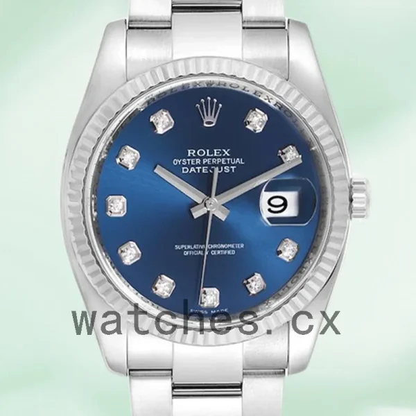 Rolex Datejust 36mm 116234BLDO Men's Blue Dial