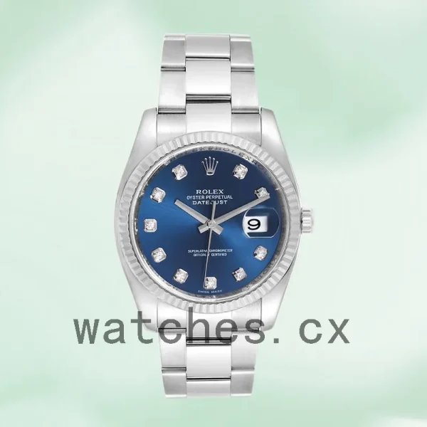 Rolex Datejust 36mm 116234BLDO Men's Blue Dial - Image 2