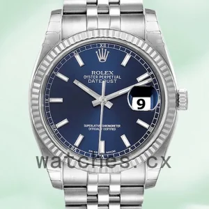 Rolex Datejust Men's 116234BLSJ 36mm Jubilee Bracelet Automatic