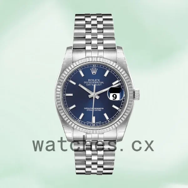 Rolex Datejust Men's 116234BLSJ 36mm Jubilee Bracelet Automatic - Image 2