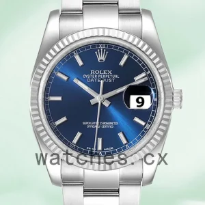 Rolex Datejust 116234BLSO 36mm Men's Oyster Bracelet