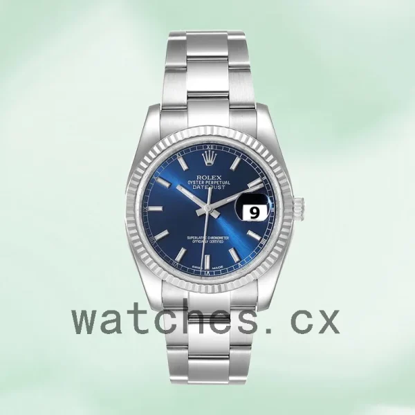 Rolex Datejust 116234BLSO 36mm Men's Oyster Bracelet - Image 2