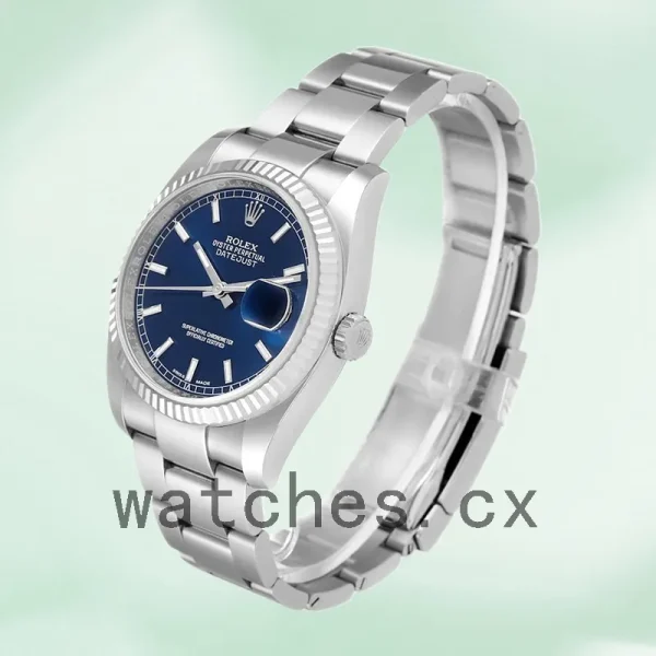 Rolex Datejust 116234BLSO 36mm Men's Oyster Bracelet - Image 3