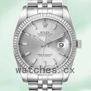 Rolex Datejust 116234SSJ Men's 36mm Silver Dial Automatic