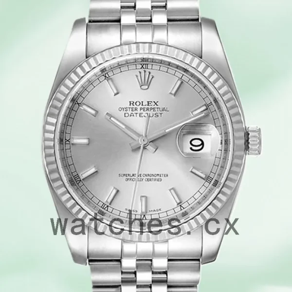 Rolex Datejust 116234SSJ Men's 36mm Silver Dial Automatic