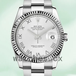 Rolex Datejust Men's 116234WRO 36mm White Dial Automatic