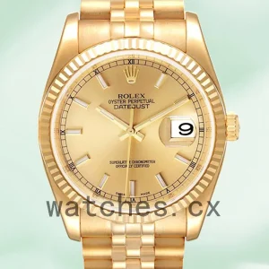 Rolex Datejust Men's 116238-0059 36mm Automatic Champagne Dial